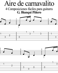 Ноты, табы для гитары. Aire de Carnavalito (Argentine folk).