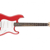 Fender Squier MM Stratocaster Hard Tail (Red, Black)
