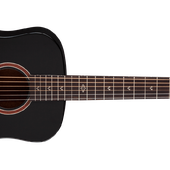 Dean Mahogany Travel Guitar (BKS, N) W