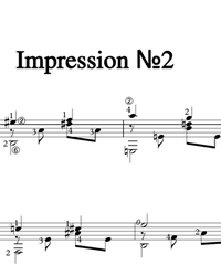 Sheet music, tabs for guitar. Impression № 2.