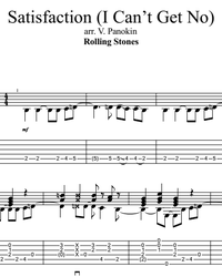 Sheet music, tabs for guitar. Satisfaction (I Can’t Get No).