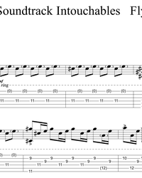 Sheet music, tabs for guitar. Fly form Untouchable ( 1+1) OST.