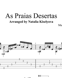 Ноты, табы для гитары. As Praias Desertas.