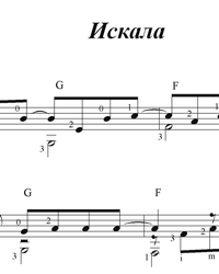 Sheet music, tabs for guitar. I Was Looking For.