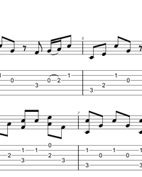 Sheet music, tabs for guitar. Valentin Strykalo's Songs Medley.