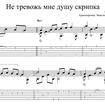 Не тревожь мне душу скрипка