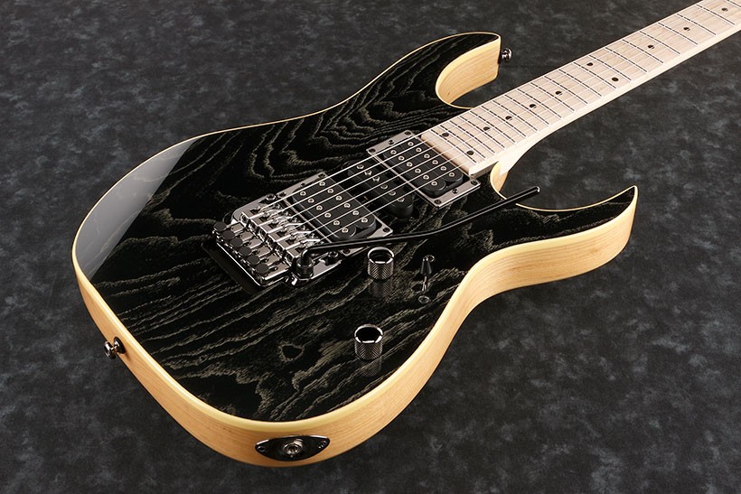 Review of the Ibanez RG370AHMZ SWK guitar. Features and Specs