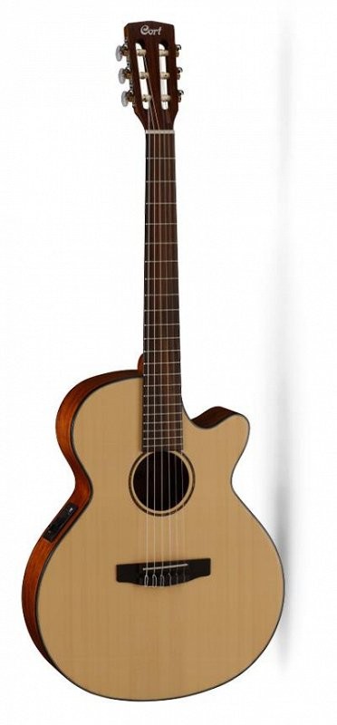 Cort SFX-E-NS SFX Series Acoustic Guitar, Natural Satin
