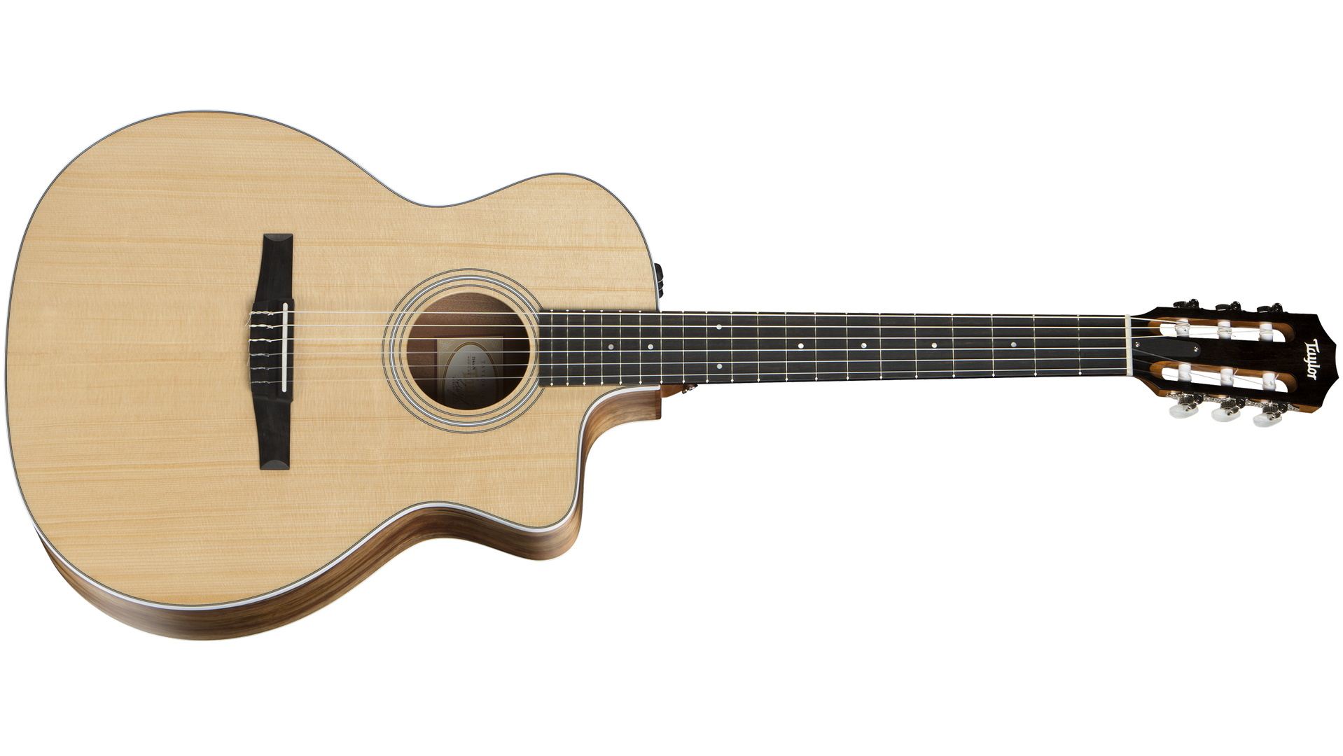 Review of the Taylor 214ce-N guitar. Features and Specs