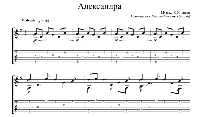 Musica аккорды. Alexander Guitar табы для гитары.