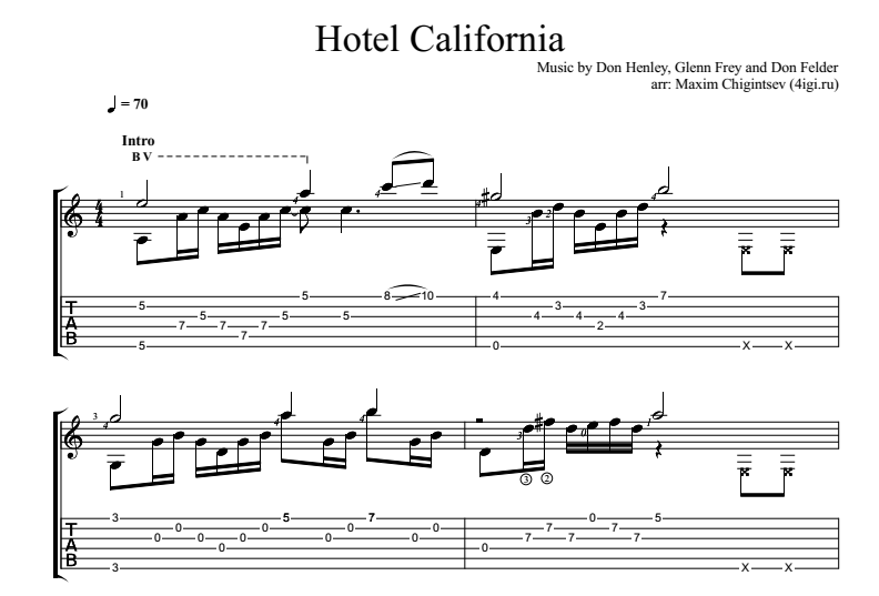 Hotel California Eagles Solo Tab Porn Sex Photos