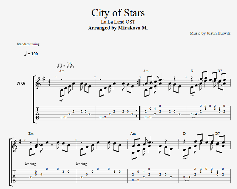 City of Stars - Justin Hurwitz