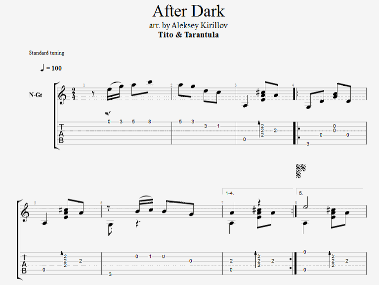 After dark текст перевод. After Dark на электрогитаре табы. After Dark табы. After Dark табы для гитары. After Dark Ноты для саксофона.