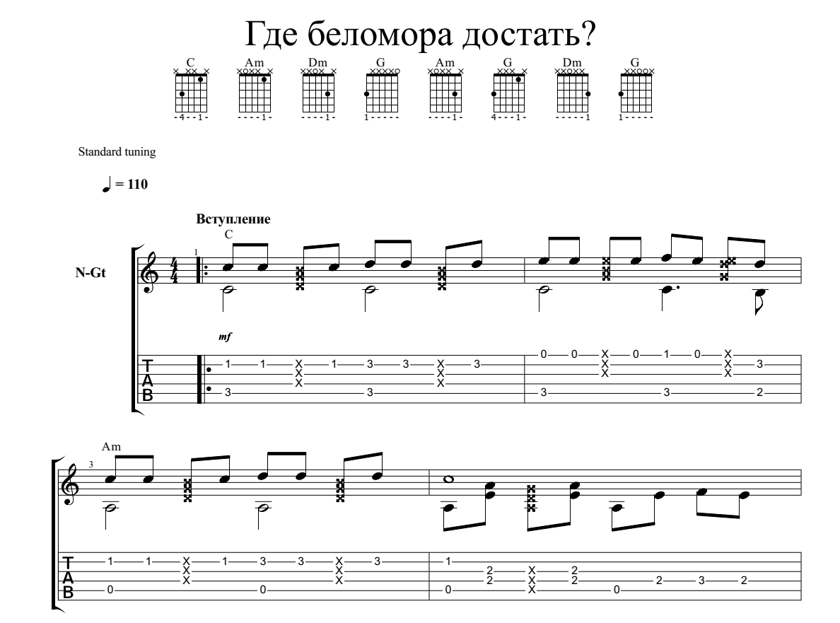 Sara Perche Ti Amo for guitar. Guitar sheet music and tabs.