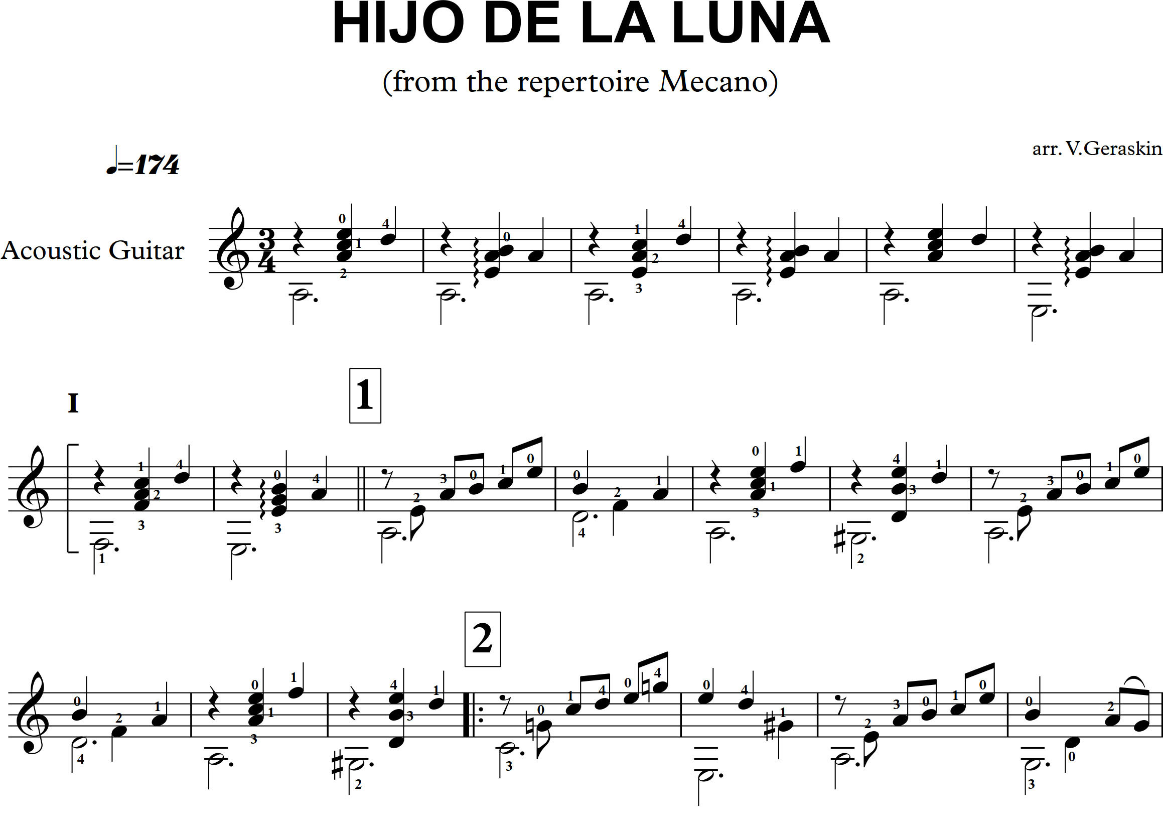 Hijo de la luna letra