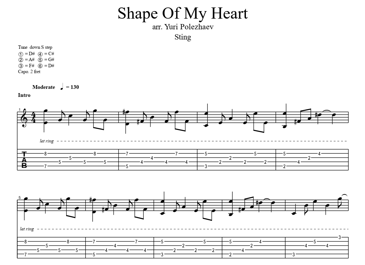 Песня май гитар. Табулатура стинг Shape of my Heart. Стинг табы Shape of my Heart. Табулатура стинг Shape of my Heart для гитары. Стинг Shape of my Heart табы для гитары.