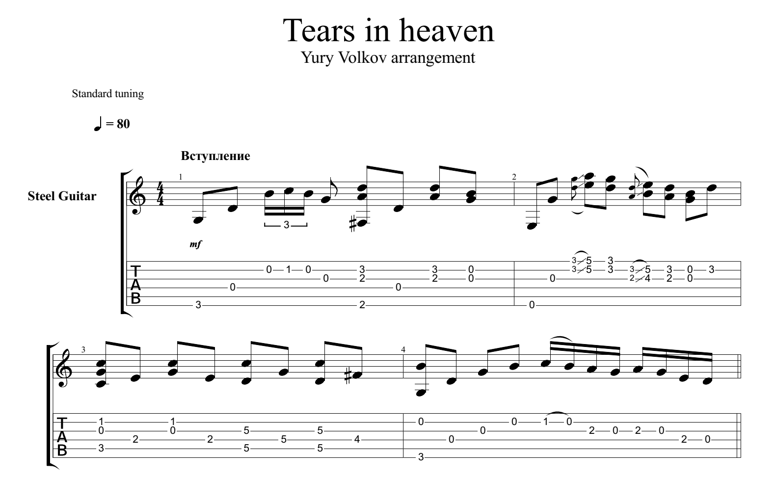 Tears in heaven