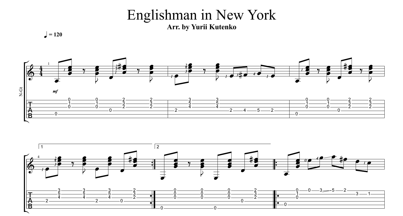 Песня englishman in new. Sting Englishman in New York Ноты. Стинг Englishman in New York. Englishman in New York Ноты. Englishman in New York на гитары.