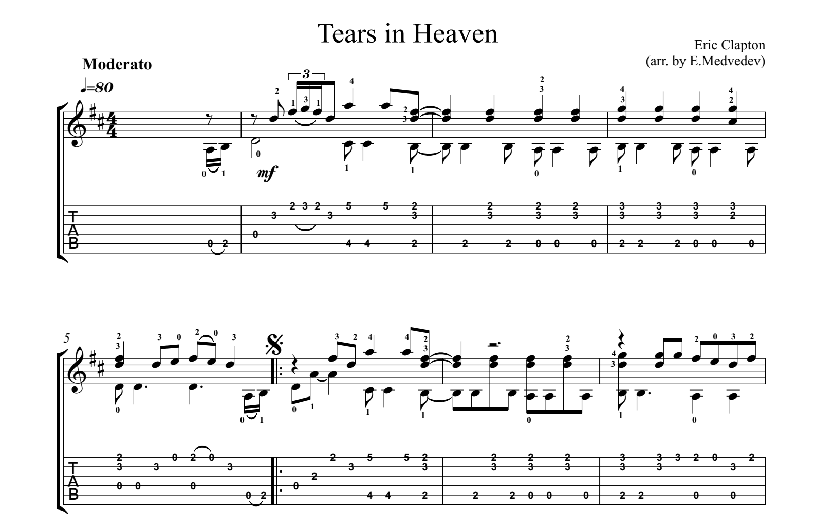 tears in heaven guitar pro download